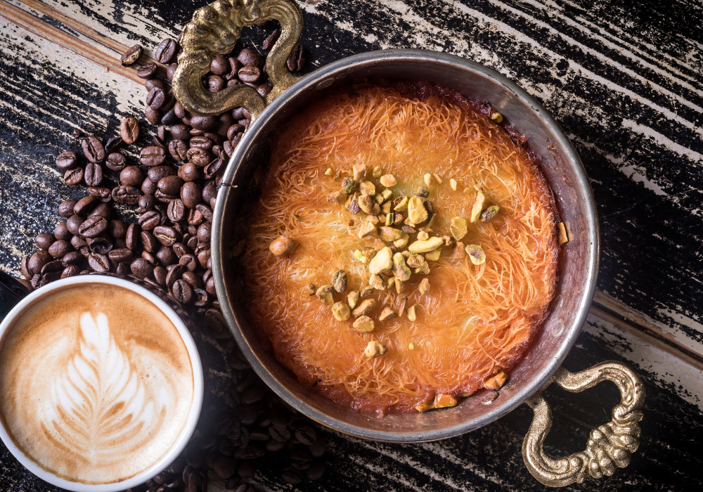 כנאפה וקפה הפוך ליד